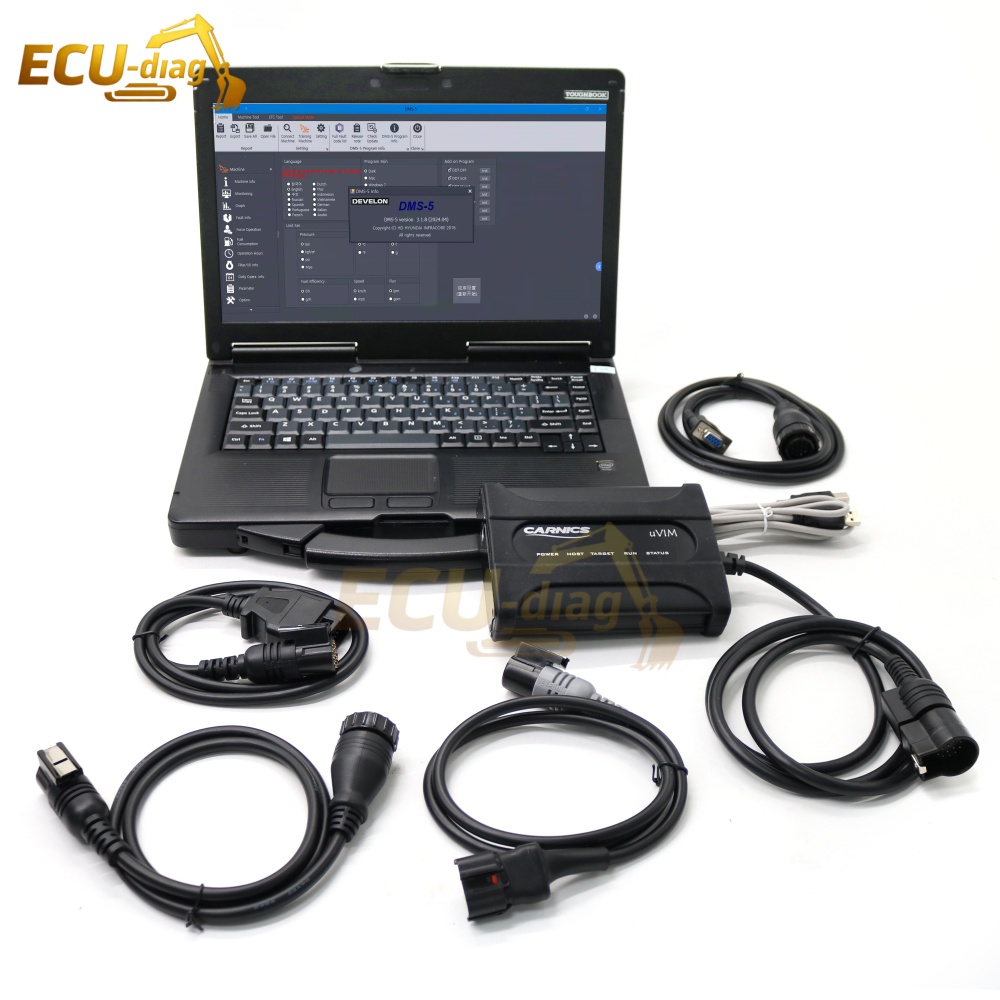 Оригинальный комплект сканера  – обзор и цена Heavy Equipment Software
